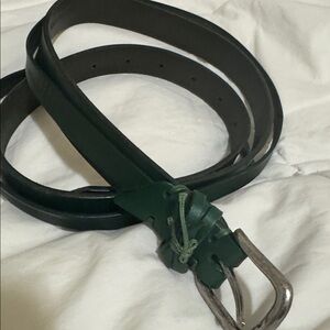 Monserat de Luccca belt great condition Green Leather Belt, great quality